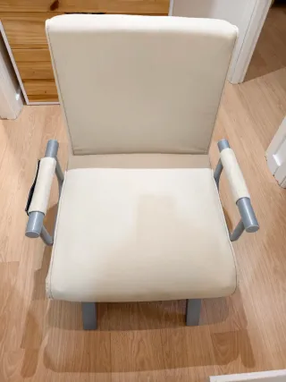 Sillón cama reclinable beige