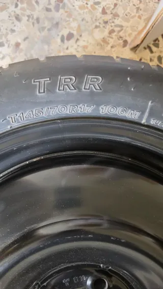 Rueda galleta T145/70R17 Bridgestone