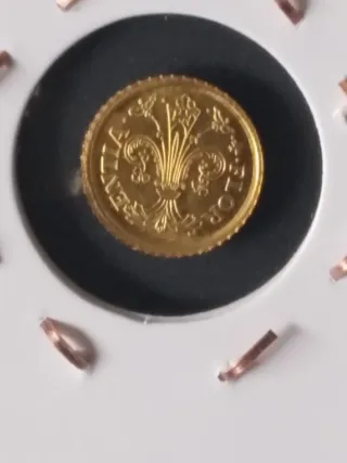 Moneta d'oro di Firenze del XV secolo