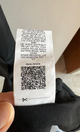 Abito lungo nero con strass