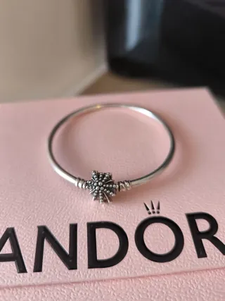 Pulsera Rígida Pandora Flor