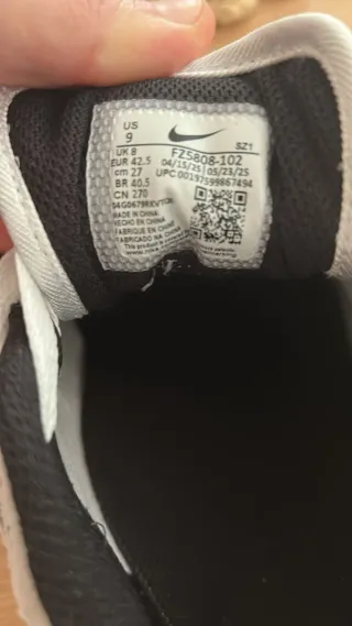 Nike Air Max Zapatillas Nuevas Gris Blanco