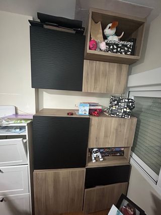 Canape 150, cama nido 90, armarios y salon