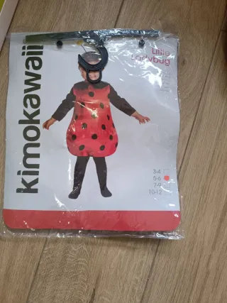 Disfraz Mariquita 5-6 años