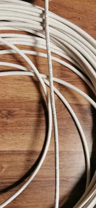 Cable Ethernet UTP Cat 6 Blanco 54m