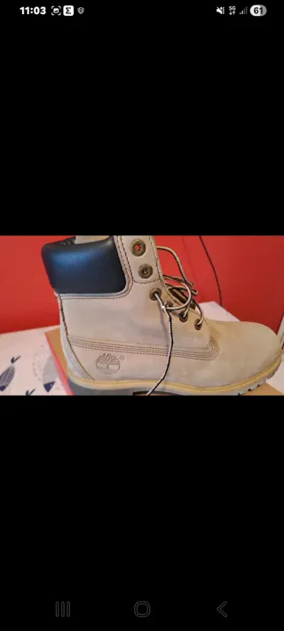 Scarponi Timberland donna beige