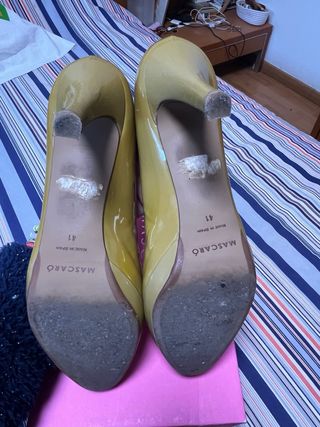 Zapatos de tacón Mascaró nude oscuro