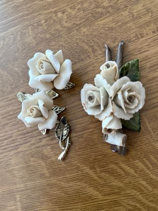 Capodimonte ceramica rose