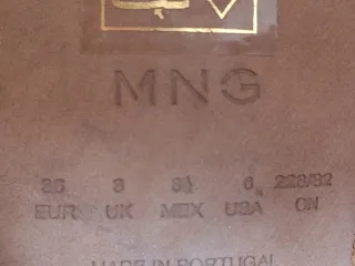 Botas Mango ante marron Talla 36