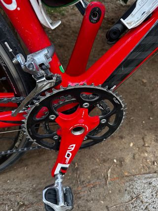 Bicicleta Pinarello Roja y Blanca