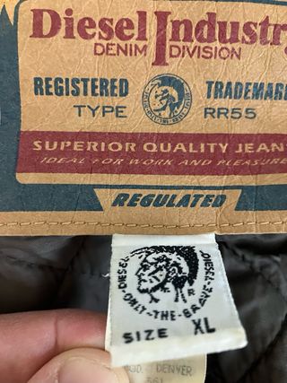 Cazadora vaquera vintage Diesel verde oliva