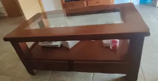 OPORTUNIDAD ! Conjunto comedor rústico  9 piezas