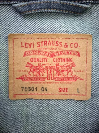 Chaqueta Vaquera Levi's Type1 (70501) Talla L 2004