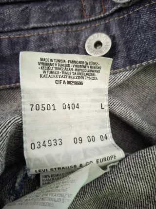 Chaqueta Vaquera Levi's Type1 (70501) Talla L 2004