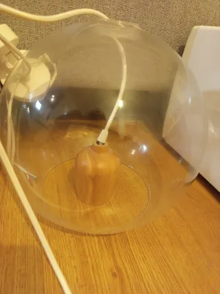 Lámparas colgantes techo crista Ikea.