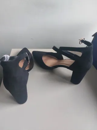 Zapatos Anna Field Talla 42 Negros Sin Estrenar