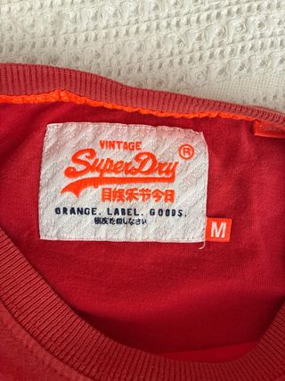 Camiseta Superdry Roja Talla M