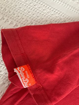 Camiseta Superdry Roja Talla M