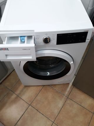 Nevera Daewoo y Lavadora Bomann