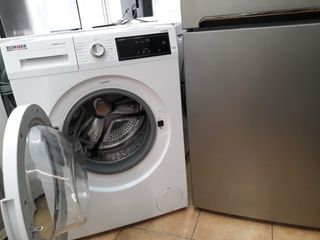 Nevera Daewoo y Lavadora Bomann