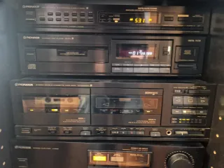 Equipo de música Pioneer negro