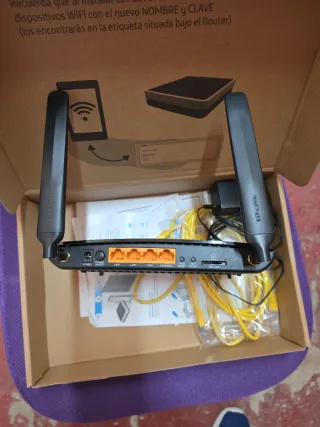 Router TP-Link con antenas