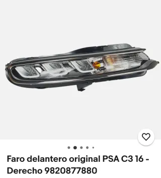 Faro Delantero Derecho Citroën C3 2016-2024