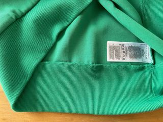 Sudadera Adidas Verde unisex con Logo Blanco