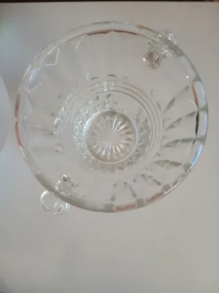 Cubitera de cristal con pinzas