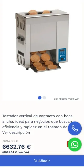 Tostador Antunes VTC-2000HC