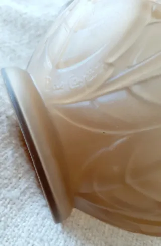 Jarrón de cristal P. Cagny