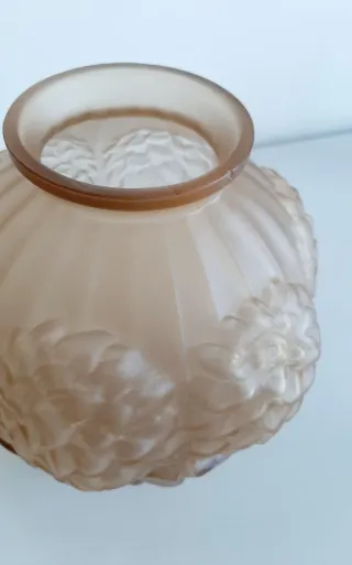 Jarrón de cristal P. Cagny