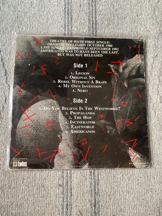 Vinilo Theatre of Hate Revolution