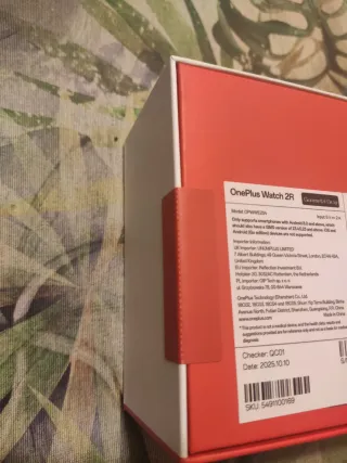 Reloj OnePlus Watch 2R Negro sin abrir de la caja