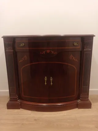 Mueble recibidor zapatero madera