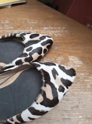 Ballerine maculate marroni