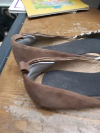 Ballerine maculate marroni