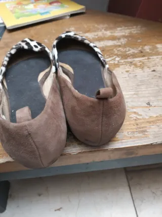 Ballerine maculate marroni