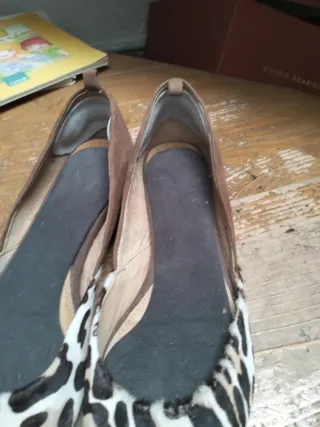 Ballerine maculate marroni