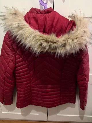 Chaquetón Morgan Rojo con Capucha
