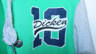 Chaqueta universitaria verde PICKEN 10