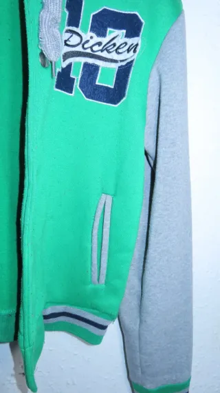 Chaqueta universitaria verde PICKEN 10