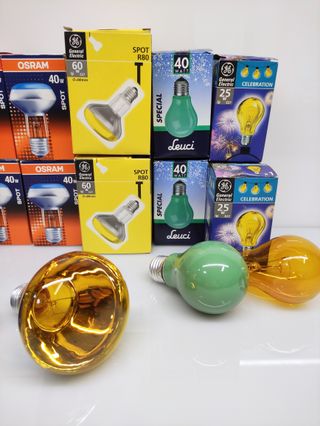 Lotto 15 lampadine colorate Spot Par38 Osram