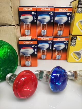 Lotto 15 lampadine colorate Spot Par38 Osram