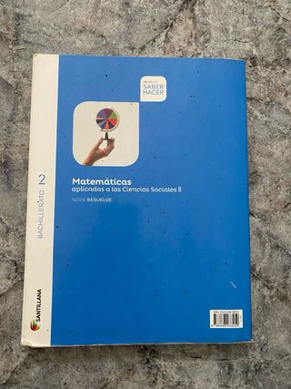 Matemáticas aplicadas a las ciencias sociales II