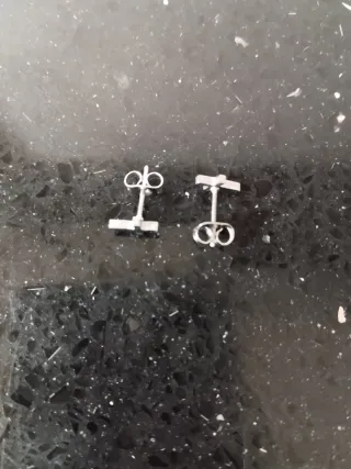 Pendientes Cruz Plata