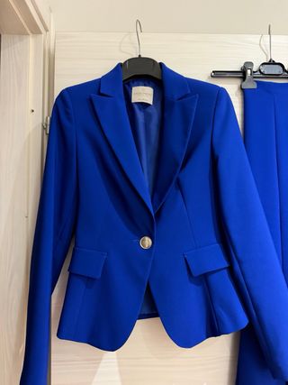 Completo donna blu