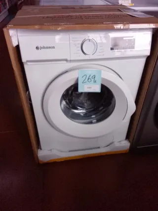 Lavadora Carga Frontal Johnson en oferta