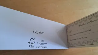 Cartier certifigado