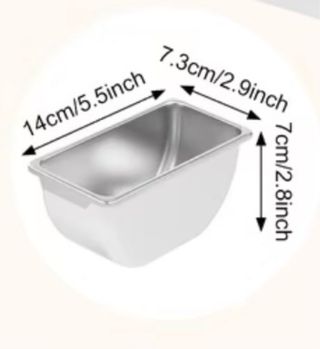 Porta spezie acciaio inox nuovo